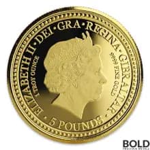 2018 Gibraltar Royal Arms of England Gold 1 oz BU