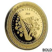 2019 EC8 Montserrat Emerald Isle 1 oz Gold BU