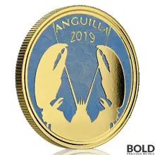 2019 EC8 Anguilla Lobster 1 oz Gold Proof (Colored)