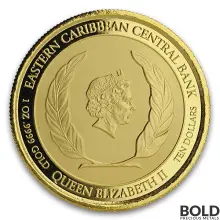 2019 EC8 Anguilla Lobster 1 oz Gold Proof (Colored)