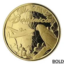 2019 EC8 Dominica Nature Isle 1 oz Gold BU