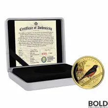 2020 Gold Montserrat Oriole 1 oz Colored Proof