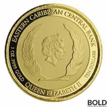2020 Gold Montserrat Oriole 1 oz Colored Proof