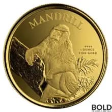 2021 Cameroon Mandrill Monkey 1 oz Gold BU