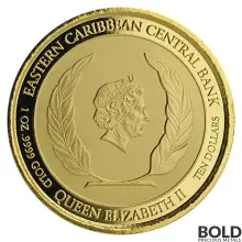 2021 EC8 Grenada: Coat of Arms 1 oz Gold BU