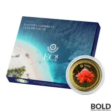 2021 EC8 St. Lucia Ginger Flower 1 oz Gold Proof (Colored)