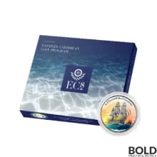 2022 Gold 1 oz EC8 St Vincent Grenadines War Ship Coin Proof (Colored)