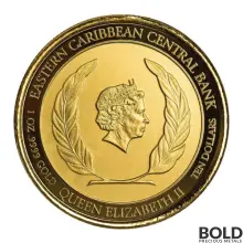 2022 Silver 1 oz St Kitts & Nevis Underwater Surfer Coin BU