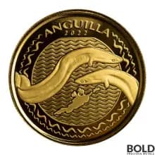 2018 EC8 Anguilla Eel 1 oz Gold BU