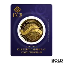 2018 EC8 Anguilla Eel 1 oz Gold BU