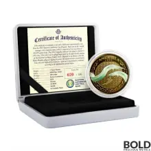 2022 EC8 Anguilla: Eel 1 oz Gold Proof (Colored)