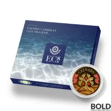 2022 EC8 Grenada: Nutmeg Tree 1 oz Gold Proof (Colored)