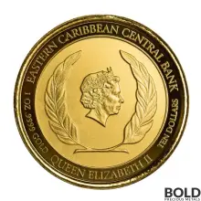 2022 EC8 Grenada: Nutmeg Tree 1 oz Gold Proof (Colored)
