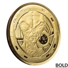 2022 Gold Ghana Alien 1/10 oz BU