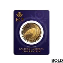 2022 Gold 1 oz Montserrat: Sea Turtle BU