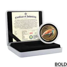 2022 Gold 1 oz Montserrat: Sea Turtle Proof (Colored)