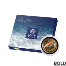 2022 Gold 1 oz Montserrat: Sea Turtle Proof (Colored)