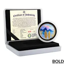 2022 Gold 1 oz St. Lucia: Romantic Couple Proof (Colored)
