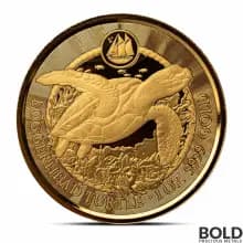 2023 1 oz Cayman Islands Loggerhead Turtle Gold Coin
