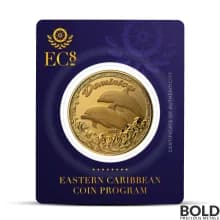 2023 1 oz EC8 Dominica Dolphin Gold Coin (BU)