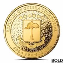 2023 1 oz Equatorial Guinea Giraffe Gold Coin