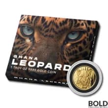 2023 1 oz Ghana Leopard Gold Coin (Proof)