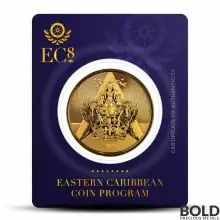 2023 1 oz St. Lucia Coat of Arms Gold Coin (BU)