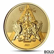 2023 1 oz St. Lucia Coat of Arms Gold Coin (BU)
