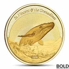 2023 1 oz St. Lucia Coat of Arms Gold Coin (BU)