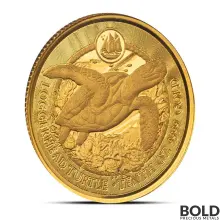 2023 1/10 oz Cayman Islands Loggerhead Turtle Gold Coin