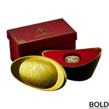 2024 Samoa Scottsdale: Year of the Dragon 1 oz Gold Proof Like Coin