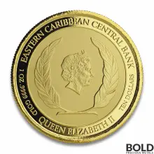 2020 EC8 St Vincent Grenadines Coat of Arms 1 oz Gold Colored