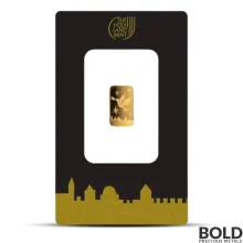 1 Gram Holy Land Mint Dove of Peace Gold Bar