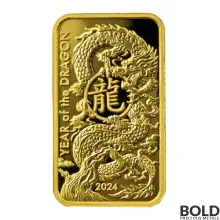 1 oz Asahi Dragon Gold Bar (In Assay)
