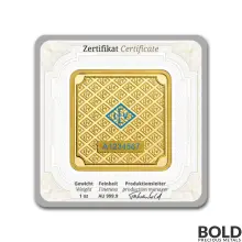 Gold 1 oz Geiger Edelmetalle Square Bar