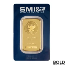 Gold 1 oz Sunshine Mint Bar