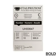 Gold 10 oz Italpreziosi Cast Bar