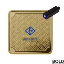 Gold 100 Gram Geiger Edelmetalle Square Mint Bar