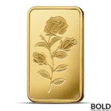 100 Gram PAMP Rosa Gold Bar