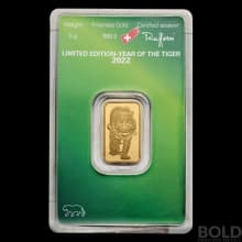 Gold Argor Year of the Tiger - 5 Gram