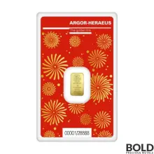 2024 Argor-Heraeus 1 Gram Gold Lunar Year of the Rabbit Bar (In Assay)