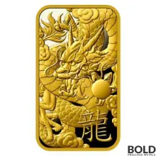 2024 Gold 10 Gram Argor Heraeus Lunar YOT Dragon Bar (In Assay)