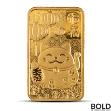 5 Gram PAMP Good Luck Gold Bar