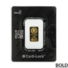 Gold 2 Gram Scottsdale Lion Bar