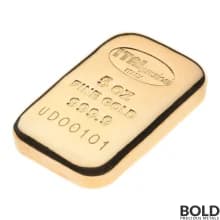 Gold 5 oz Italpreziosi Cast Bar