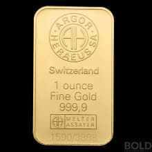 Gold Argor Year of the Tiger - 1 oz