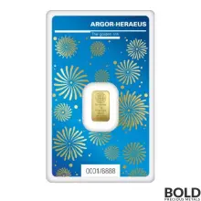 2023 Argor-Heraeus 1 Gram Gold Lunar Year of the Rabbit Bar (In Assay)