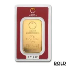 Gold Austria Bar - 50 Gram