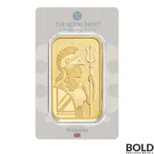 Gold 100 Gram Royal Mint Britannia Bar