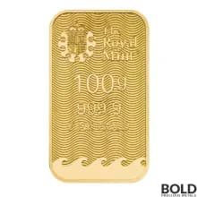 Gold 100 Gram Royal Mint Britannia Bar